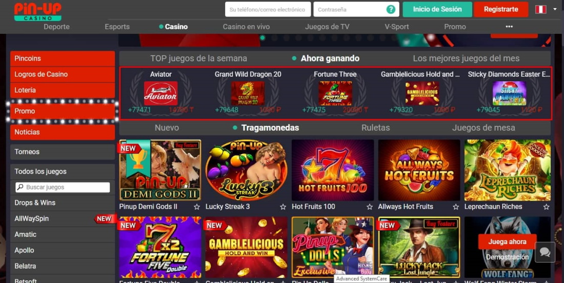 ganancias de otros jugadores en el casino